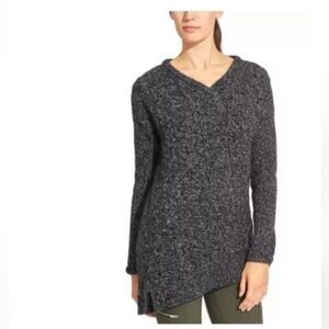 Athleta Northern Lights Cashmere Blend Sweater ex small Asymmetrical oversized